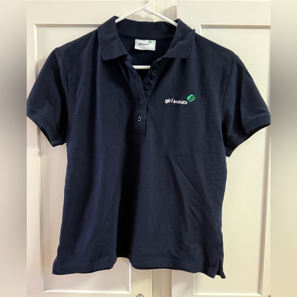 Girl Scout Navy Blue Polo Size Small